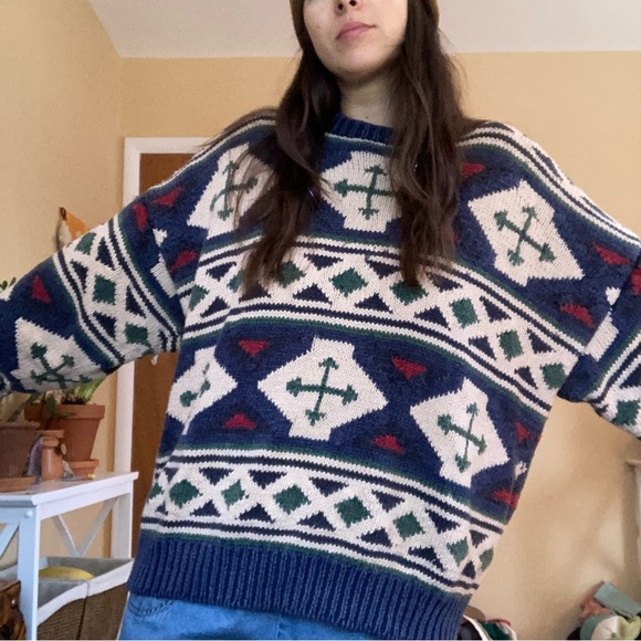 Vintage hand knit sweater - Picture 3 of 5
